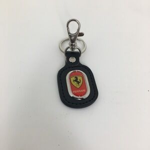 Ferrari Leather Keychain